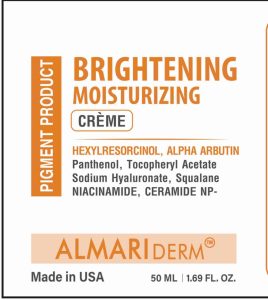 ALMARIDERM BRIGHTENING MOISTURIZING CREME