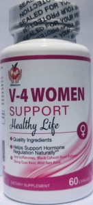 V-4 Women Support Healthy Life 60 Veggie Capsules