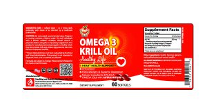 Omega 3 Krill Oil - 60 Softgels