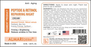 ALMARIDERM – Peptide & Retinol - Repairing Night Cream 50mL