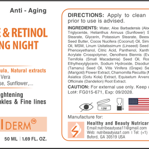 ALMARIDERM – Peptide & Retinol - Repairing Night Cream 50mL